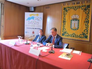 El presidente de la Audiencia Provincial de Cádiz, Manuel Estrella, durante su intervención